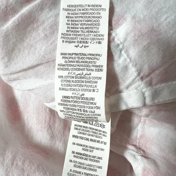 Mini Boden 8-9 year old Strawberry Tiered Dress Scalloped Embroidered Ruffle - Picture 9 of 9